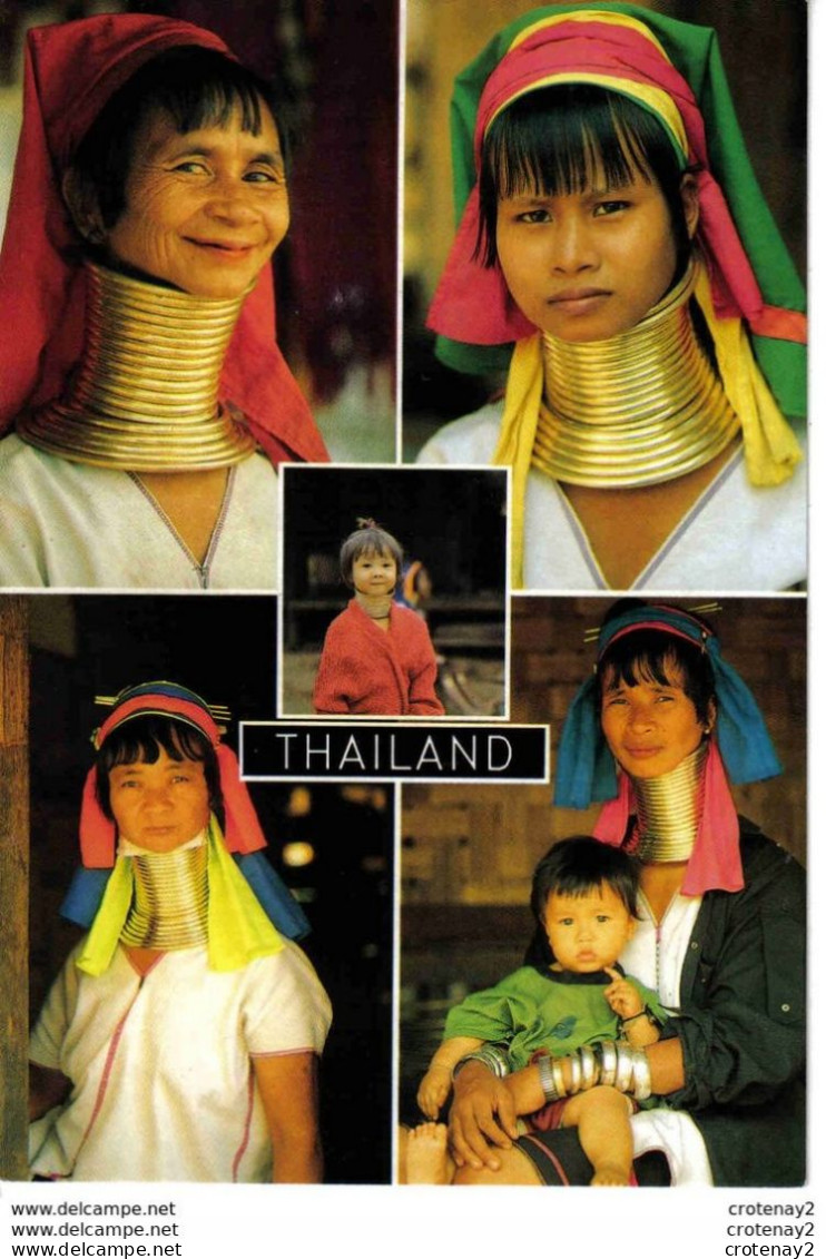 Thailand Thaïlande Karen Mae Hong Sorn Femmes Au Long Cou Longneck Makmai Studio VOIR DOS - Thaïland
