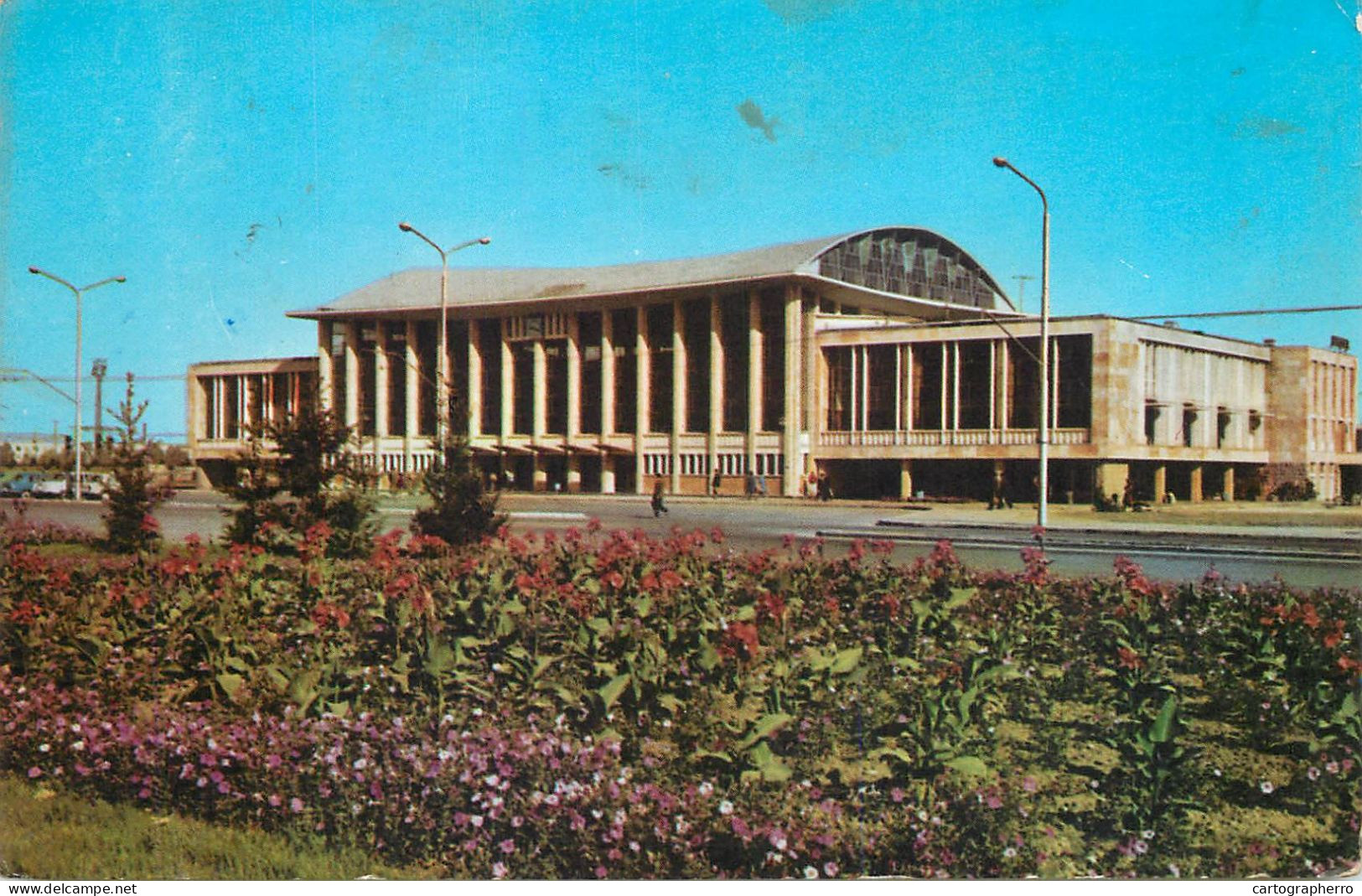 Postcard Romania Brasov Gara 1966 - Rumänien