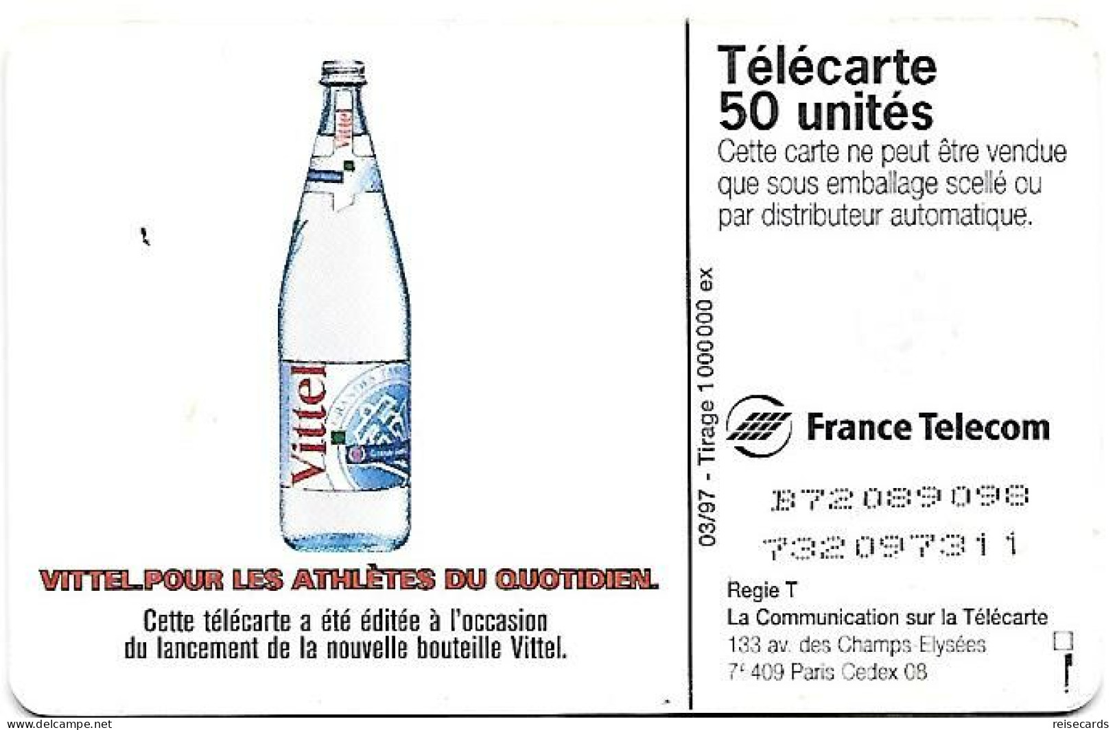 France: France Telecom 03/97 F722 Vittel "Allo!..." - 1997