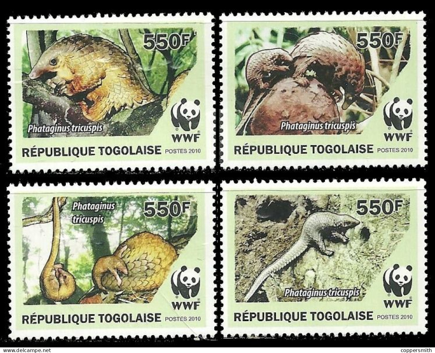 (033) Togo / WWF / Fauna / Animals / Animaux / Tiere / Dieren / Pangoline ** / Mnh  Michel 3454-57 - Togo (1960-...)