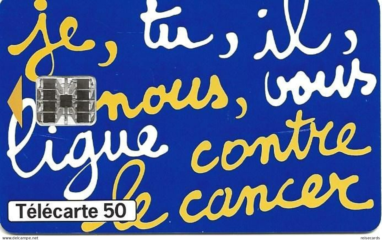 France: France Telecom 02/97 F721 Ligue Contre Le Cancer - 1997