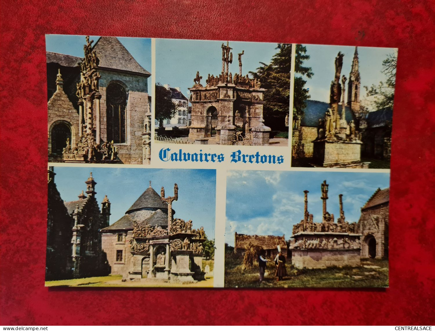 CARTE BRETAGNE CALVAIRES BRETONS - Bretagne