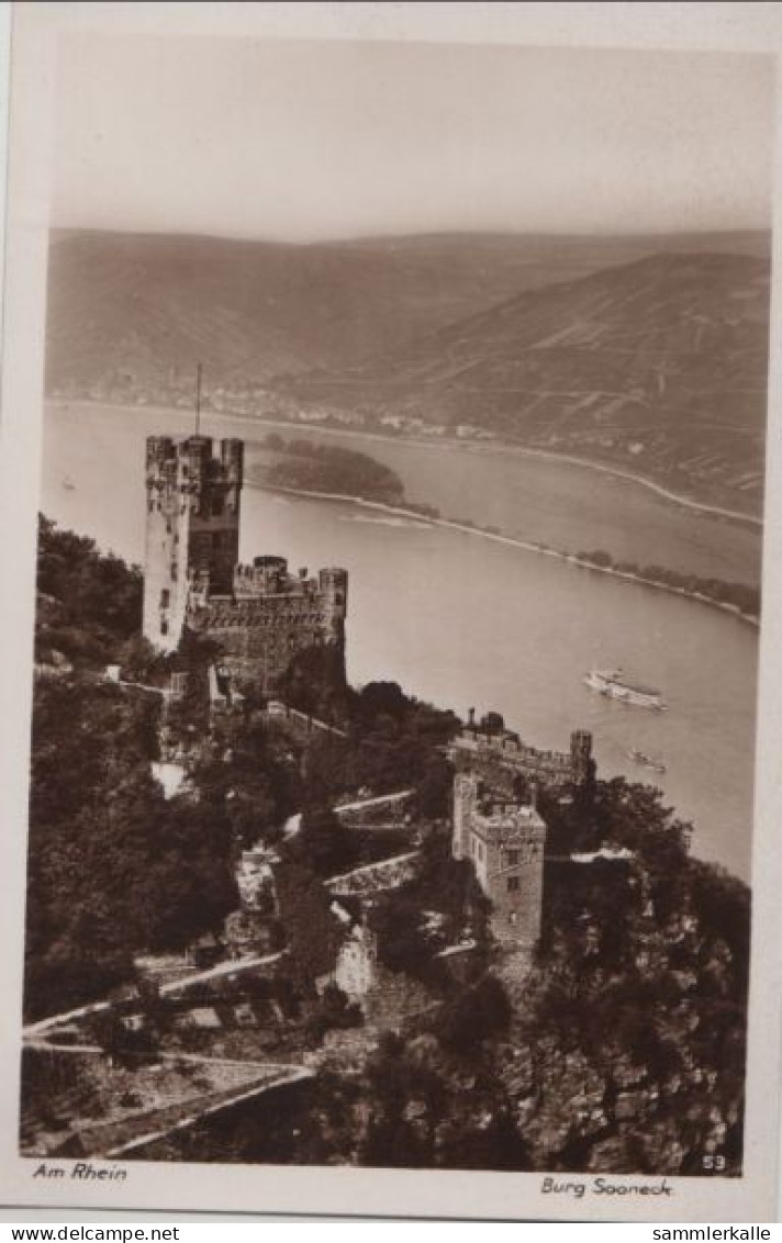 86191 - Niederheimbach, Burg Sonneck - Ca. 1935 - Ingelheim