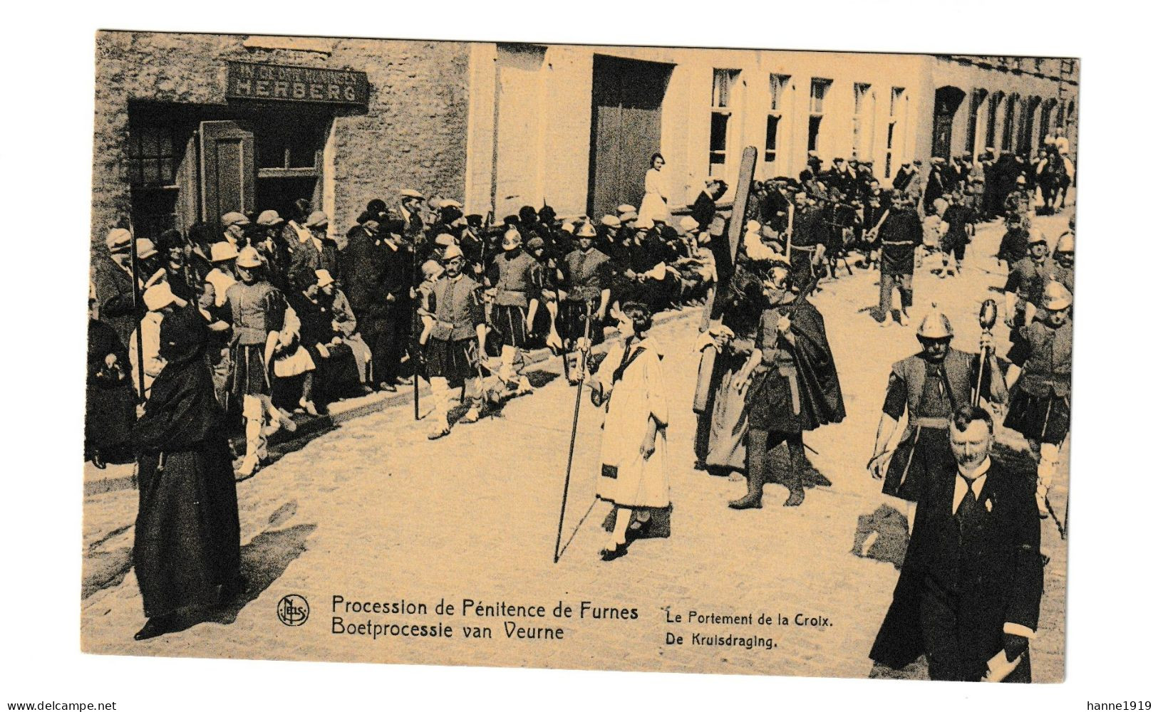 Veurne Procession De Penitence De Furnes De Kruisdraging Furnes Htje - Veurne