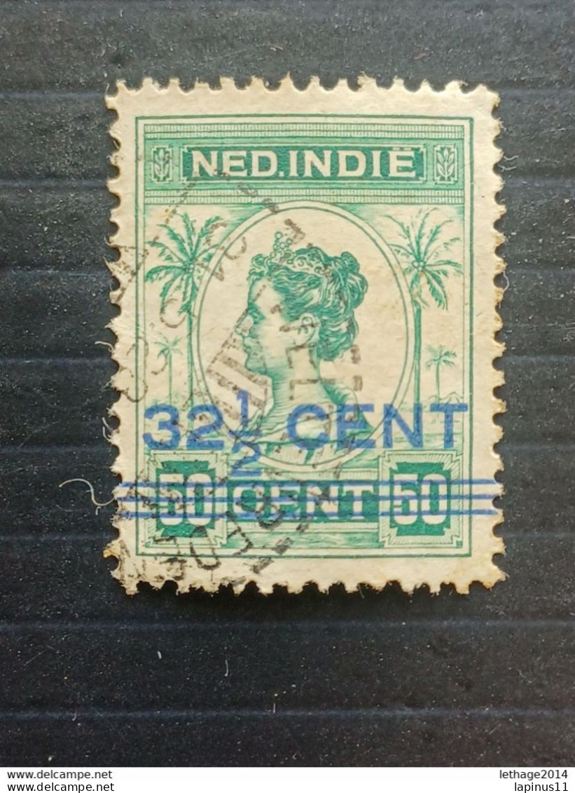 INDIE NETHERLANDS INDIE OLANDESI 1921 Queen Wilhelmina - Postage Stamps Of 1913-1914 Surcharged - Netherlands Indies