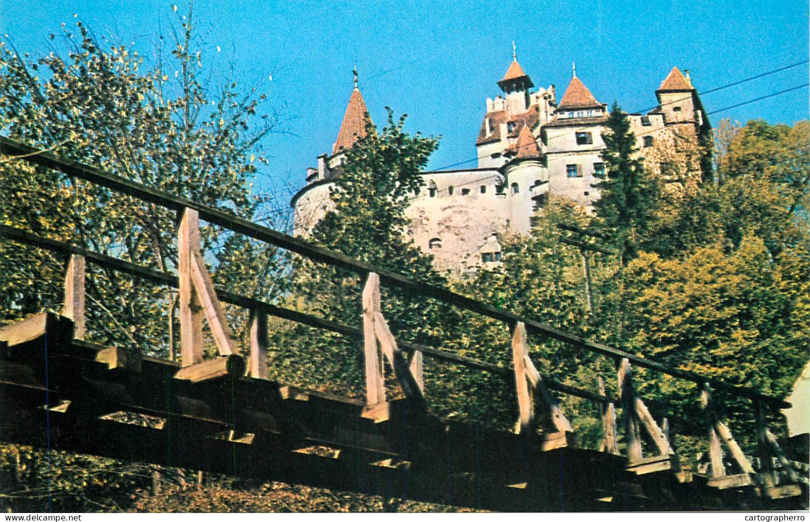 Postcard Romania Castel Bran - Rumänien