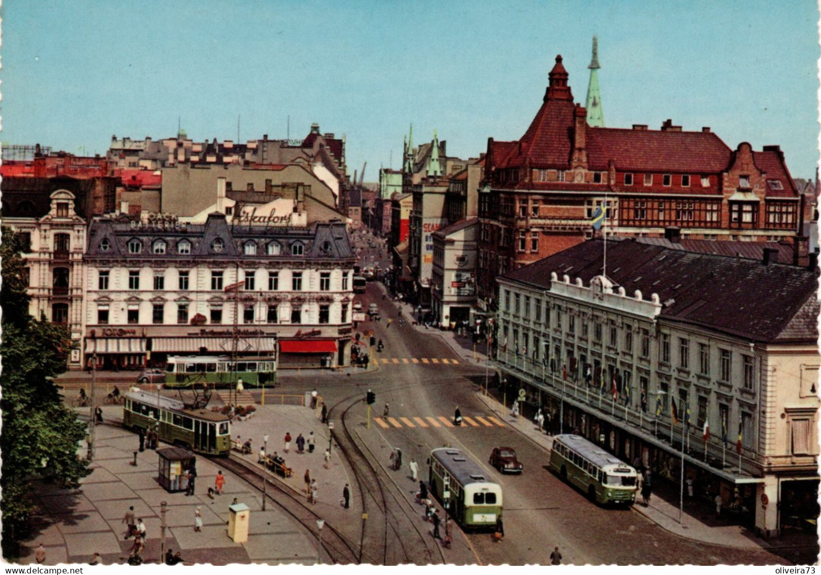 MALMO - Gustav Adolfs Torg Med Södergatan - Sweden