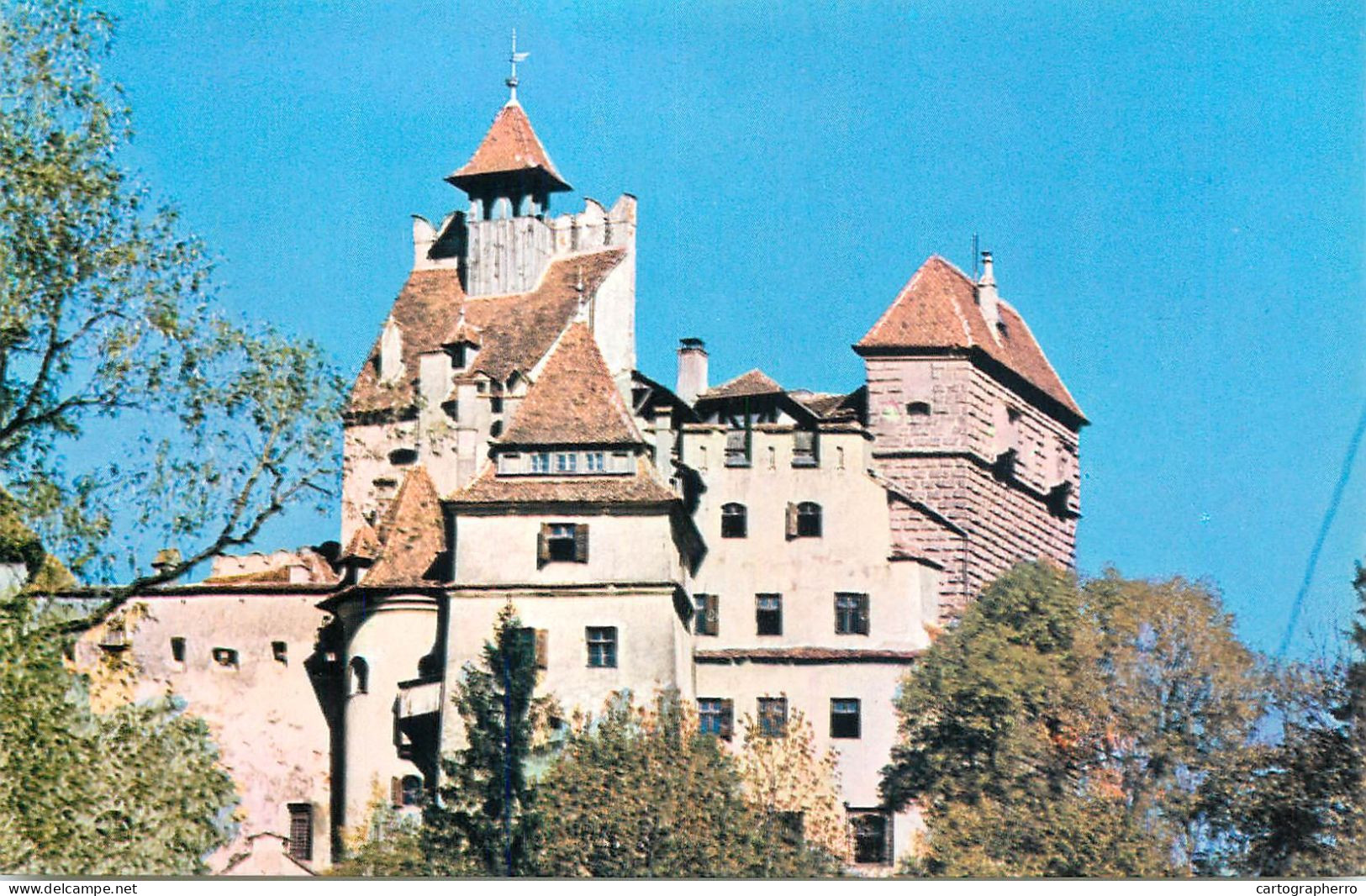 Postcard Romania Castel Bran - Rumänien