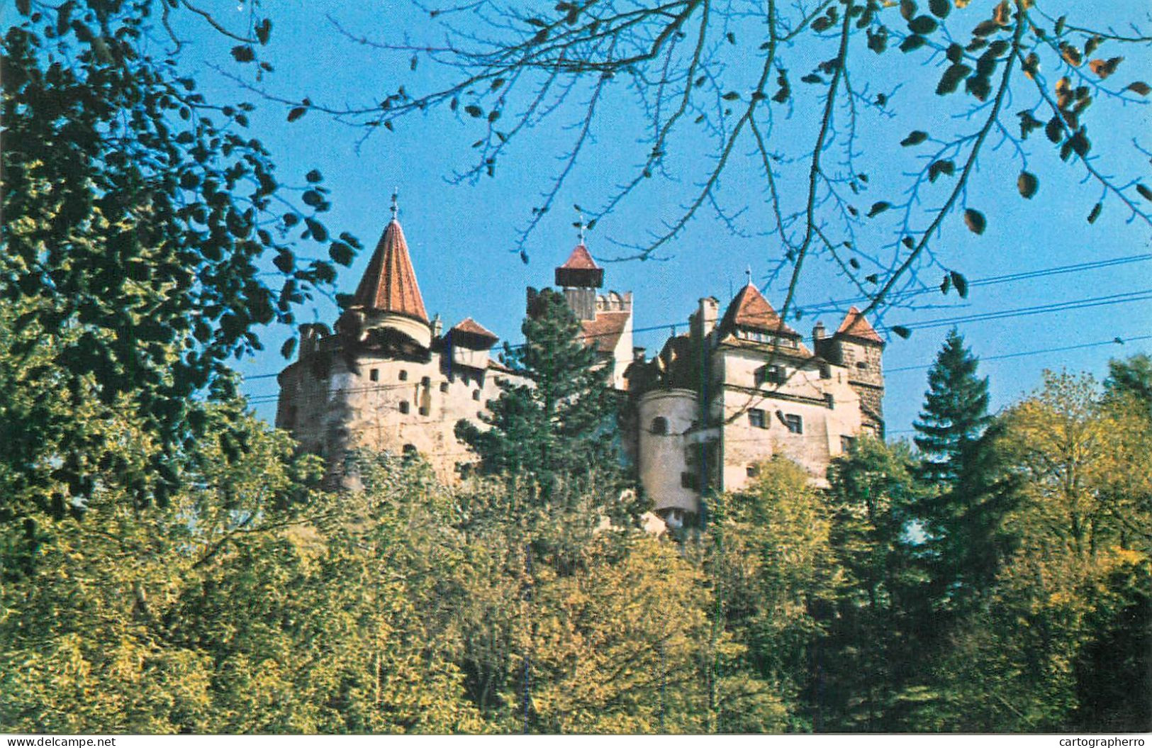 Postcard Romania Castel Bran - Rumänien