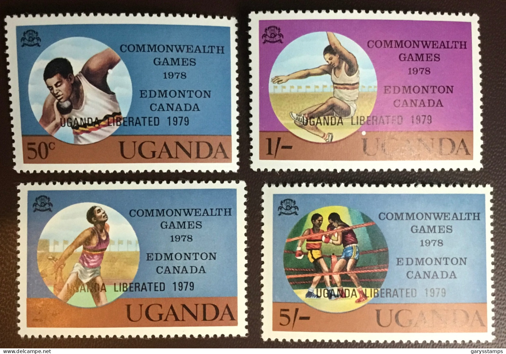 Uganda 1979 Commonwealth Games Liberated Overprint MNH - Oeganda (1962-...)