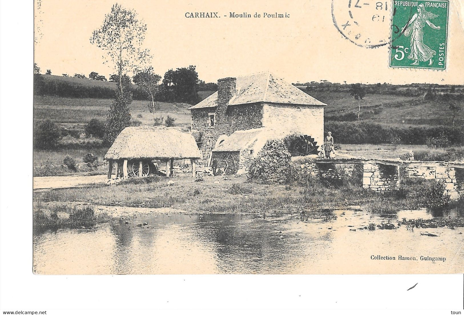 Carhaix - Moulin De Poulmic - Collection Hamon - Carhaix-Plouguer