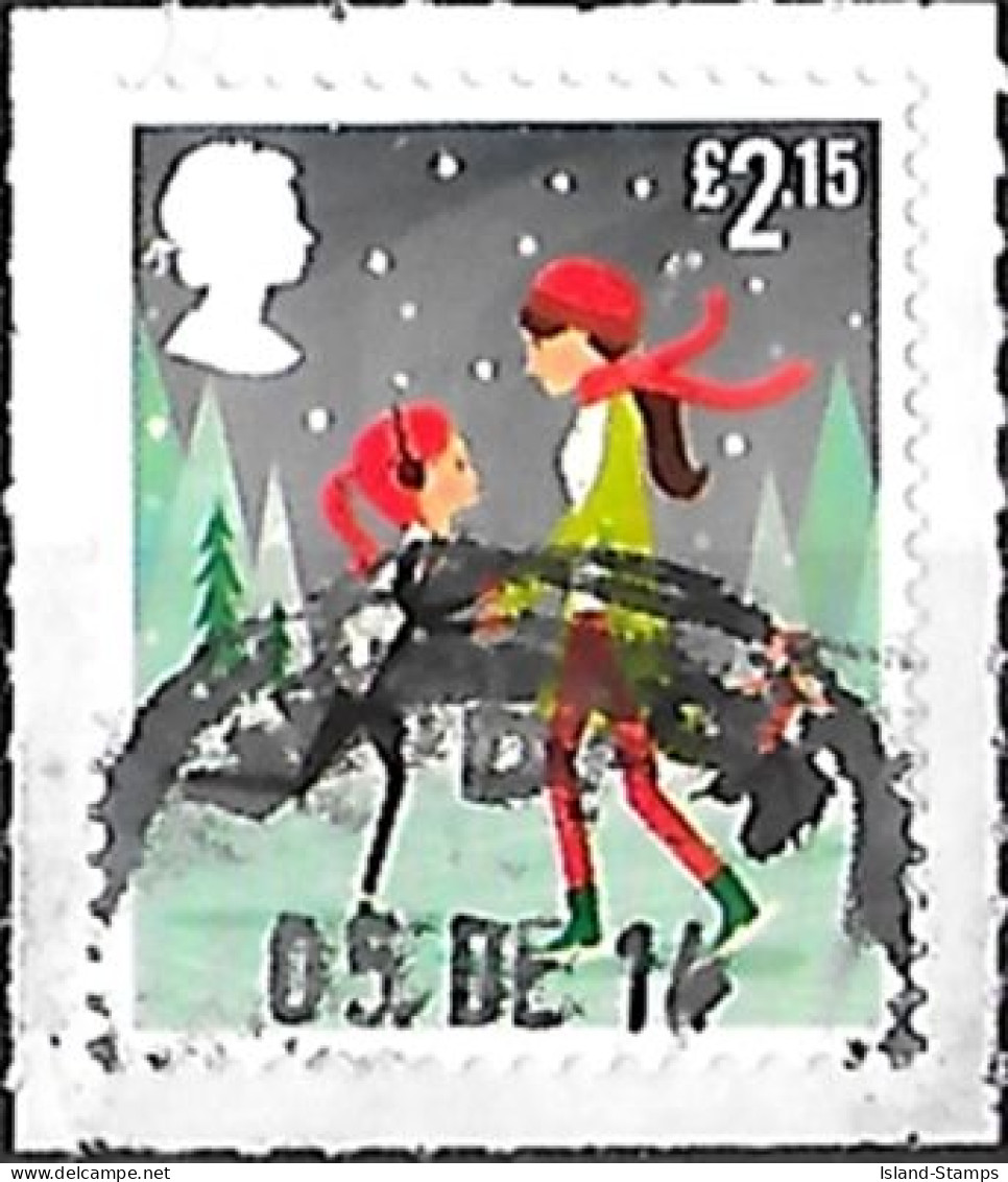 2014 Christmas £2.15 Used HRD2-B - Usados