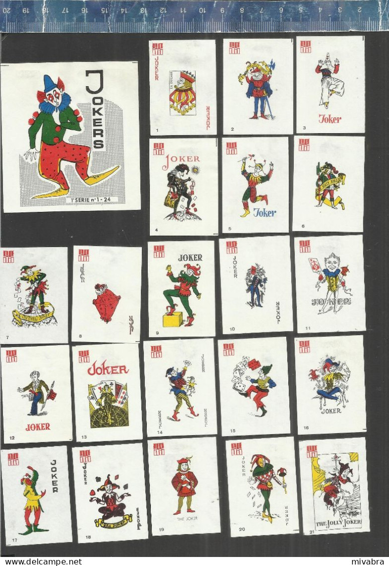 JOKERS Matchbox Labels BELGIUM - Zündholzschachteletiketten