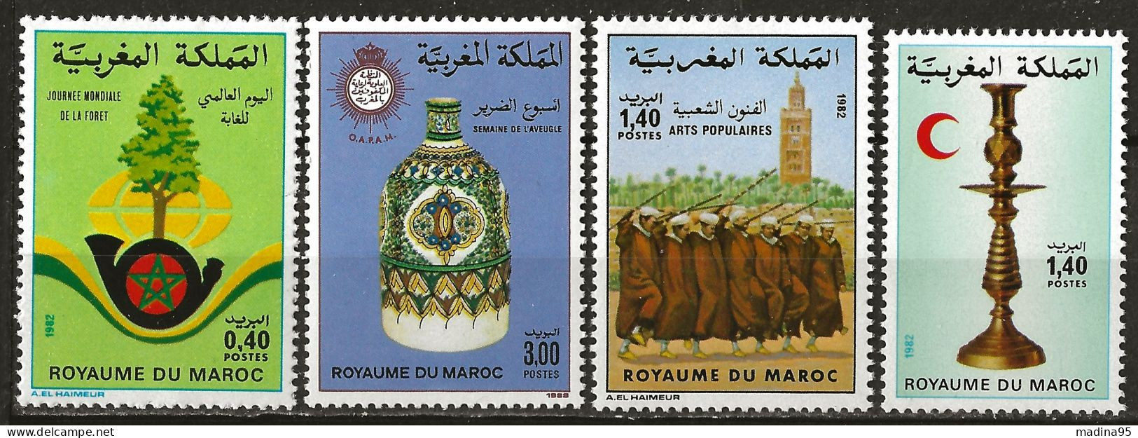 MAROC: **, N° YT 923 à 926, Suite, TB - Marocco (1956-...)