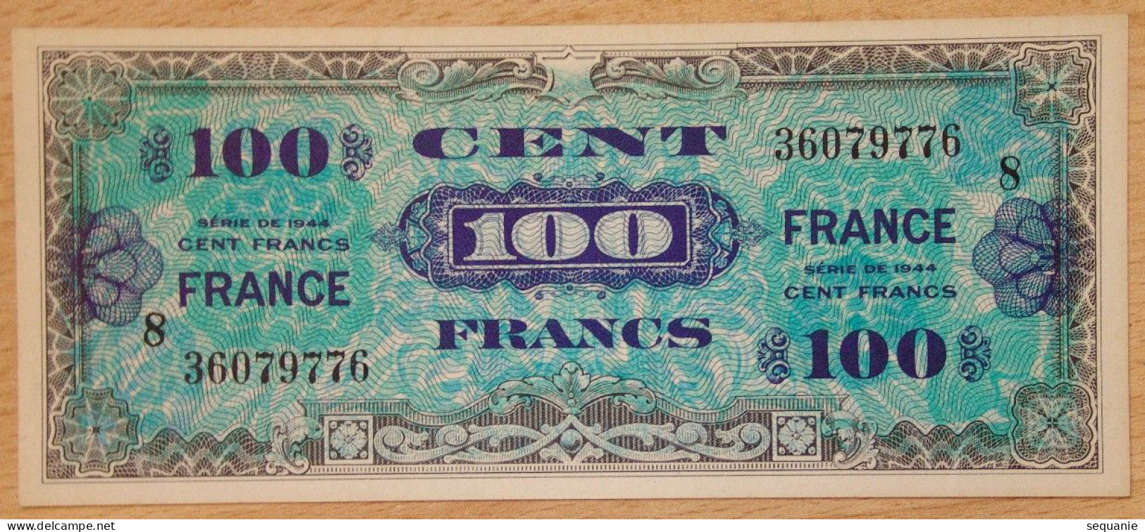 100 Francs Verso France 1945 Série 8 - 1945 Verso Francés
