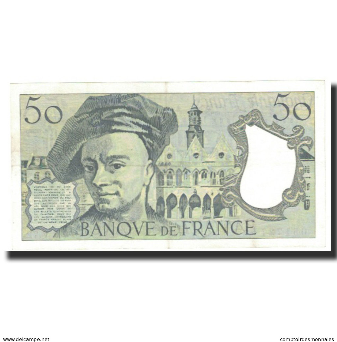 France, 50 Francs, Quentin De La Tour, 1992, 1992, SUP, Fayette:67.18, KM:152f - 50 F 1976-1992 ''quentin De La Tour''