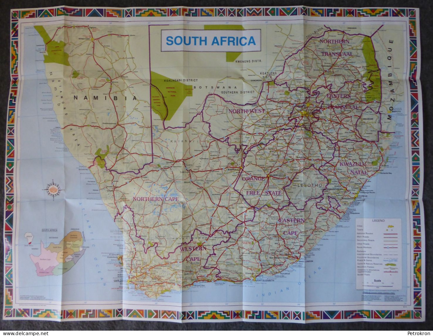 Südafrika 2 Reiseführer Reisemagazine Städte Provinzen Wildschutzgebiete Plus Landkarte - Afrika