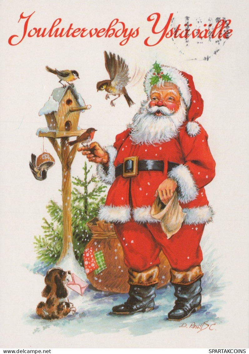 SANTA CLAUS CHRISTMAS Holidays Vintage Postcard CPSM #PAK217.GB - Santa Claus