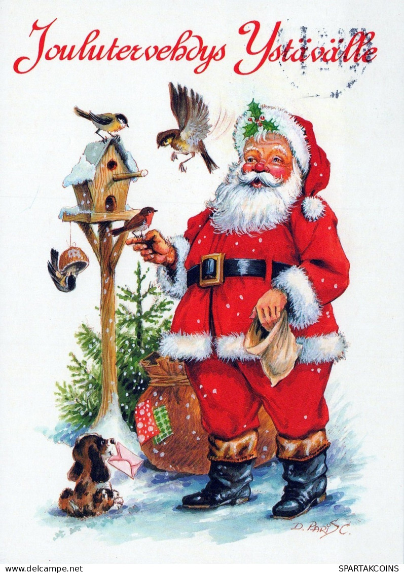 SANTA CLAUS CHRISTMAS Holidays Vintage Postcard CPSM #PAK217.GB - Santa Claus