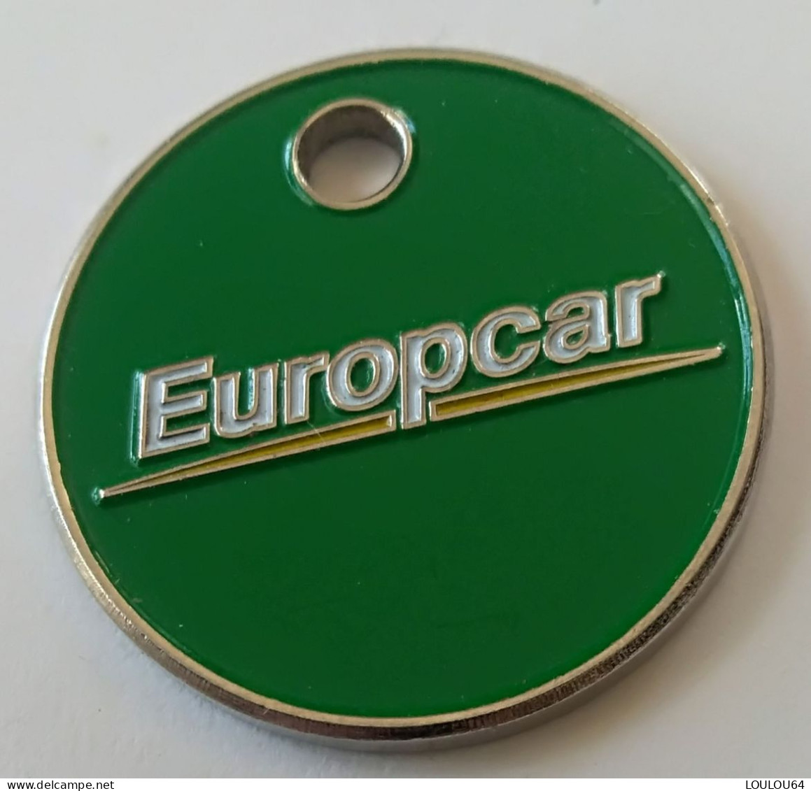 Jeton De Caddie - EUROPCAR - Location De Voitures - En Métal - (1) - - Einkaufswagen-Chips (EKW)