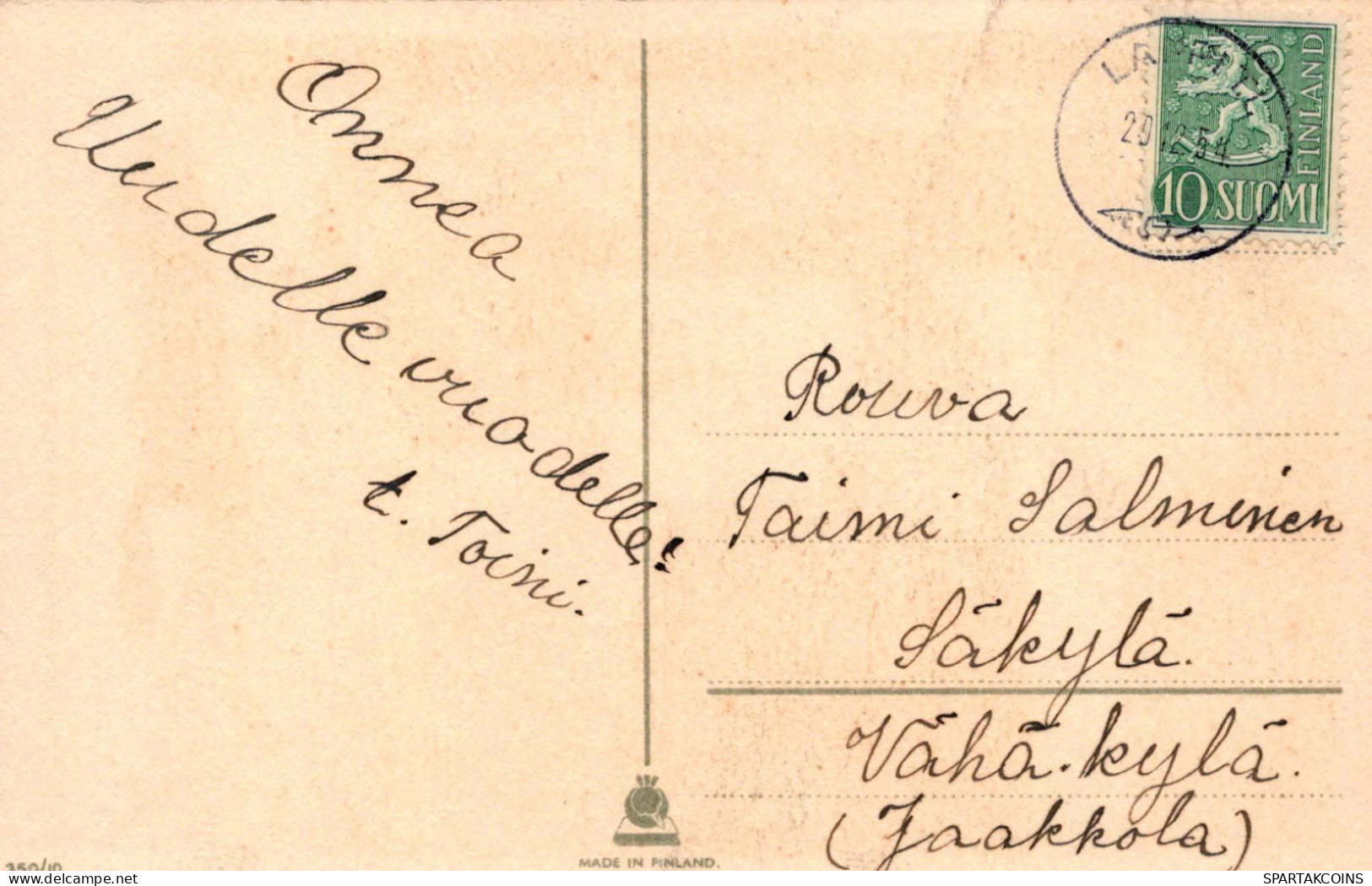 Feliz Año Navidad GNOMO Vintage Tarjeta Postal CPSMPF #PKD350.ES - Neujahr