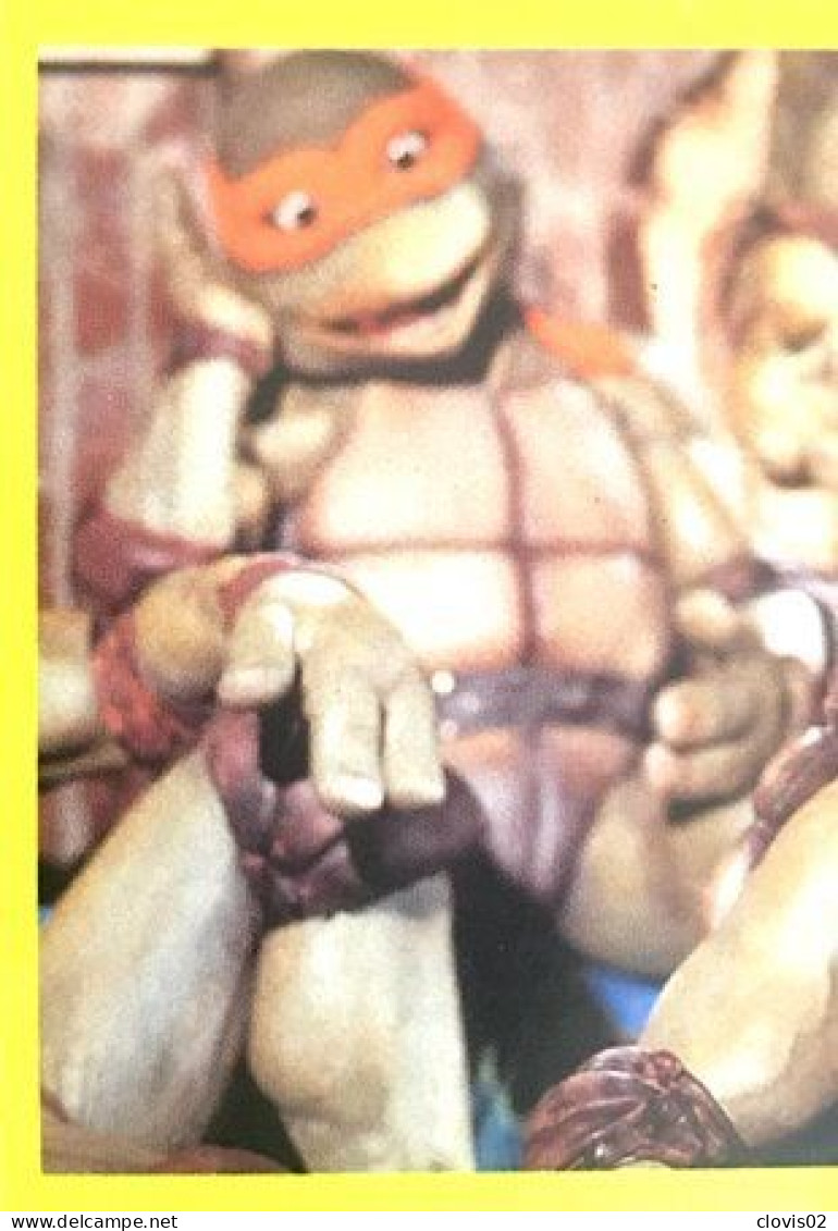 19 - Les Tortues Ninja II - Le Film 1991 Tournon Sticker Vignette No Panini - Andere & Zonder Classificatie