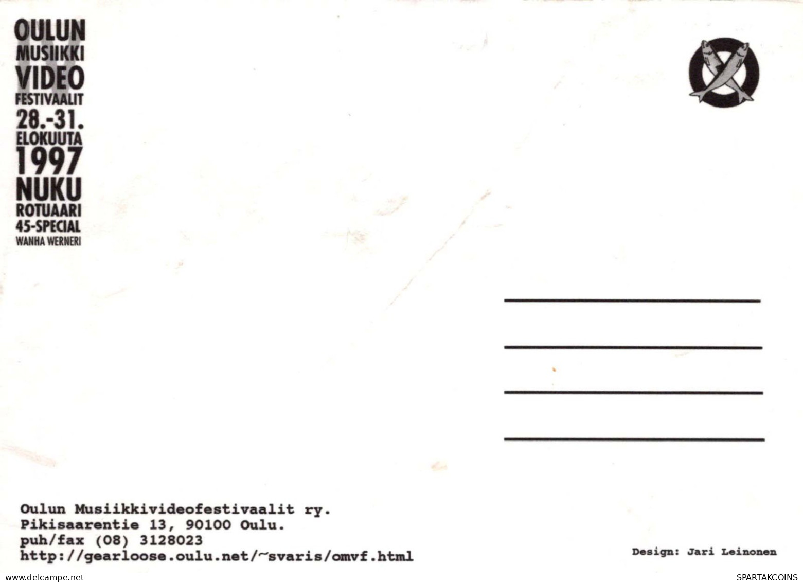 PESCADO Animales Vintage Tarjeta Postal CPSM #PBS865.ES - Vissen & Schaaldieren
