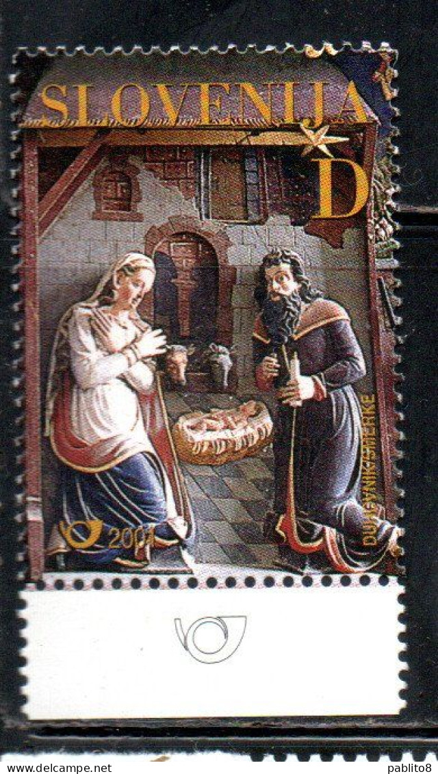 SLOVENIA SLOVENIJA SLOVENIE SLOWENIEN 2001 CHRISTMAS NATALE NOEL WEIHNACHTEN NAVIDAD D MNH - Slovenië