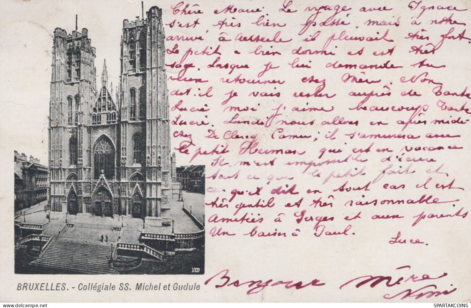 BELGIQUE BRUXELLES Carte Postale CPA #PAD531.FR - Brussel (Stad)