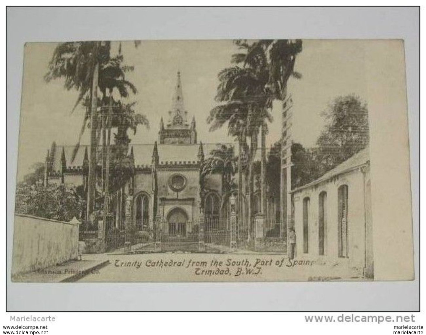 LM1 -   Antilles Trinity Cathedral From The South  Port Of Spain Trinidad Bwj - República Dominicana