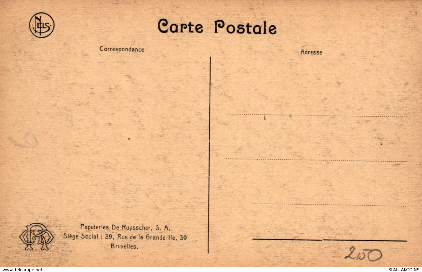 BÉLGICA BRUSELAS Postal CPA #PAD980.ES - Brussel (Stad)