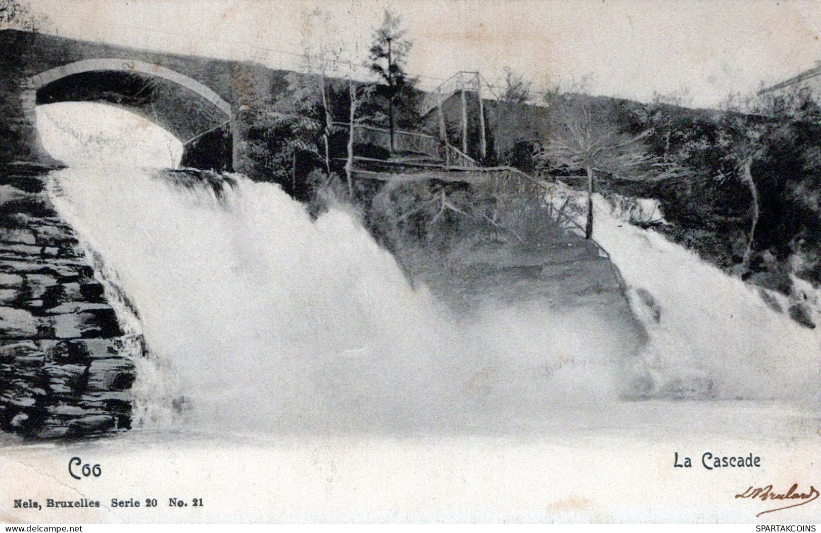 BELGIEN COO WASSERFALL Provinz Lüttich (Liège) Postkarte CPA #PAD146.DE - Stavelot