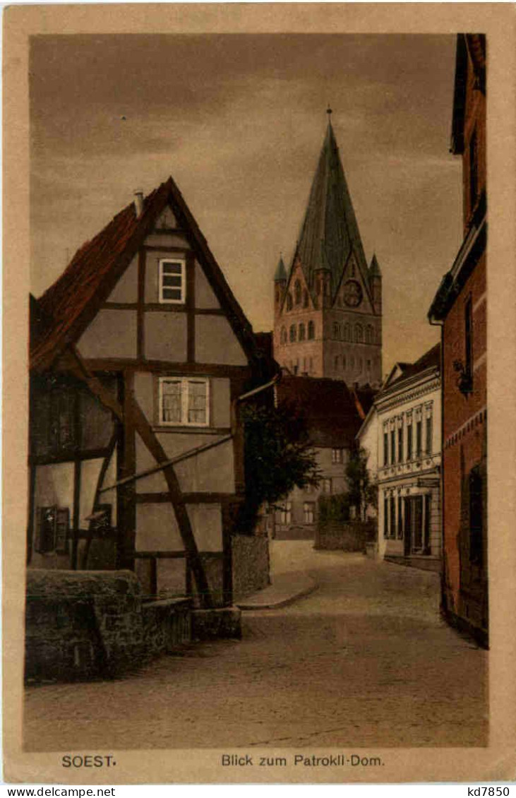 Soest - Blick Zum Patrokli Dom - Soest