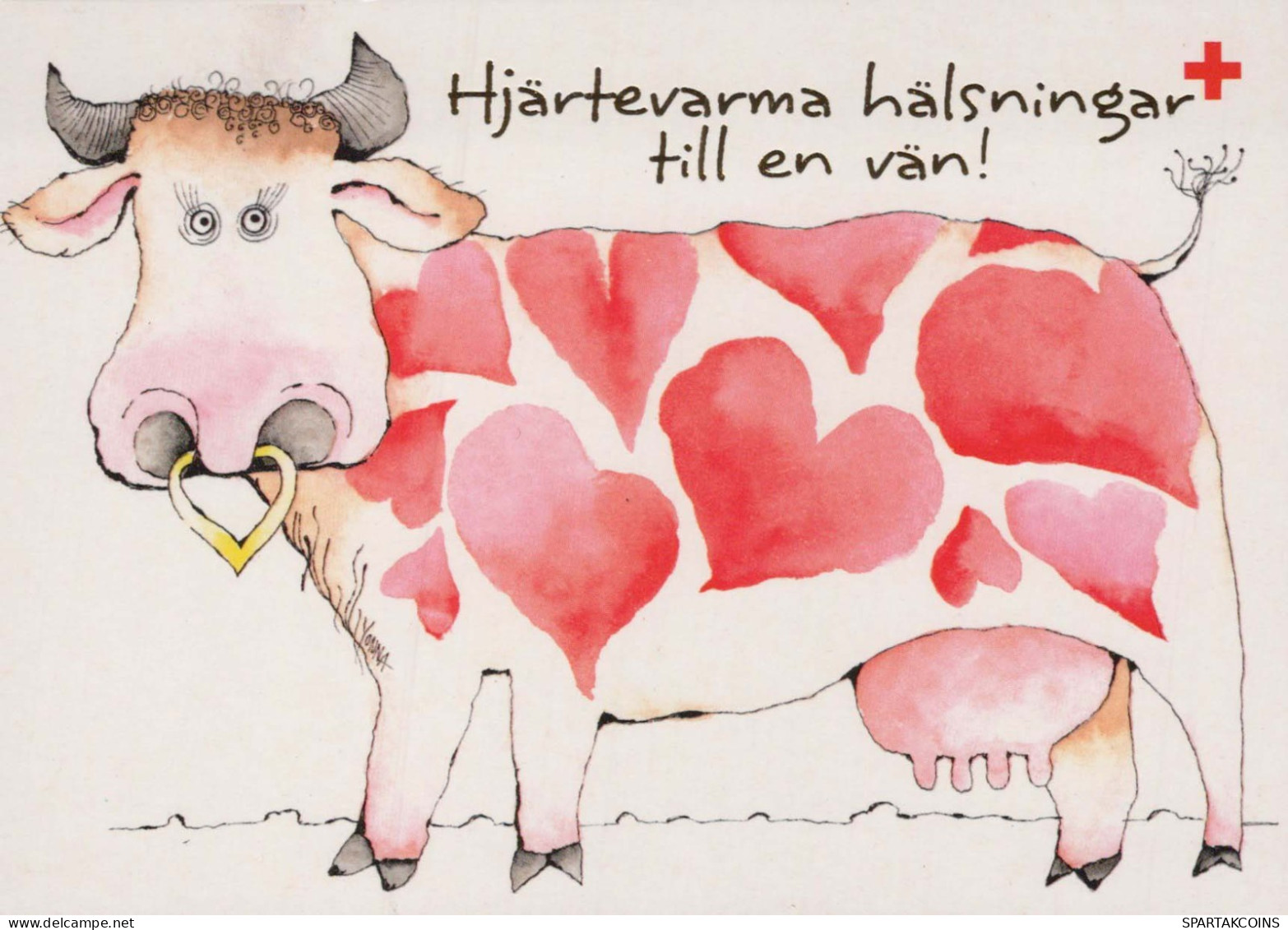 KUH Tier Vintage Ansichtskarte Postkarte CPSM #PBR806.DE - Vaches