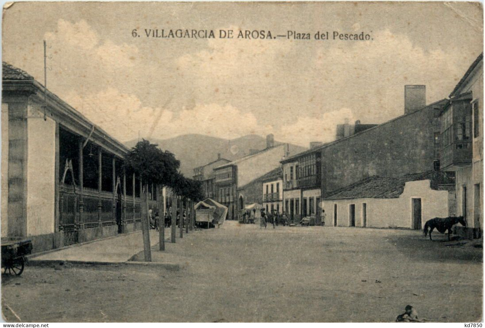 Villagarcia De Arosa - Plaza Del Pescado - Sonstige & Ohne Zuordnung
