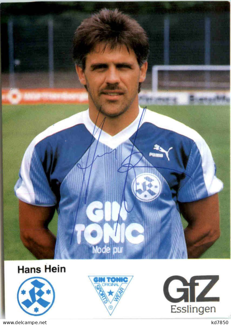 Hans Hein - Stuttgarter Kickers Mit Autogramm - Fussball