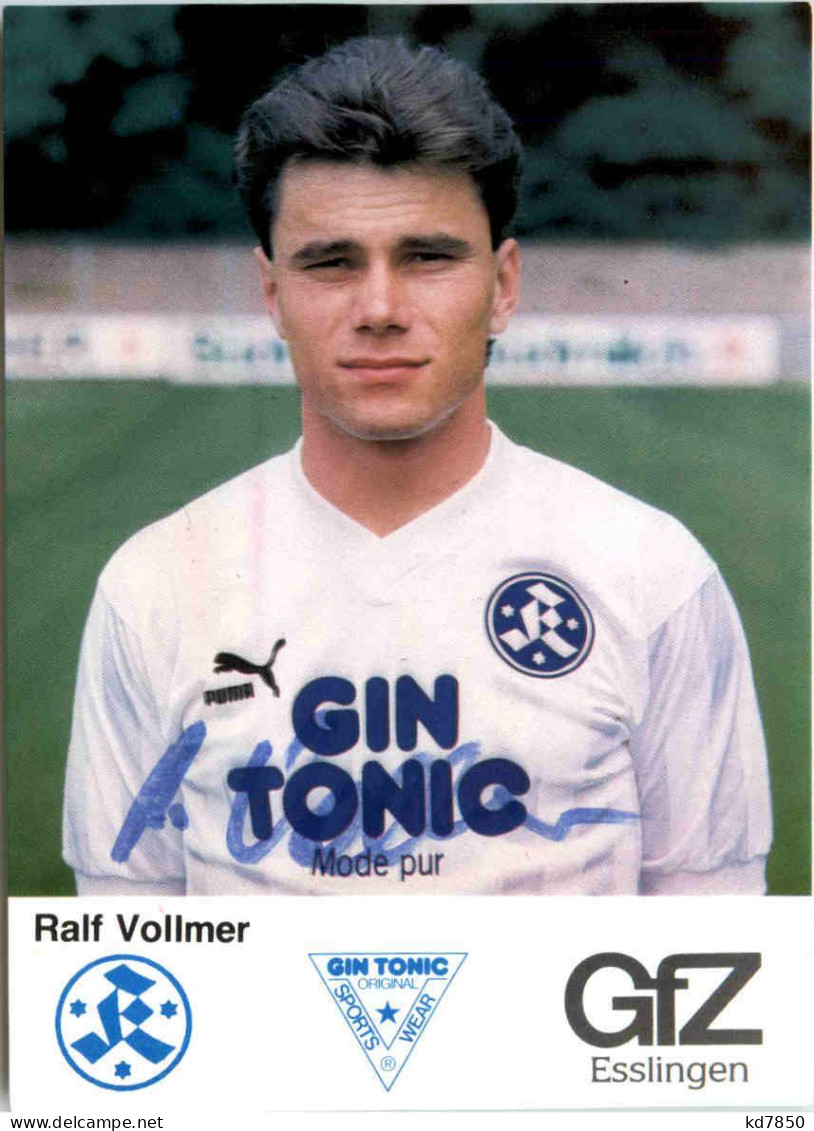 Ralf Vollmer - Stuttgarter Kickers Mit Autogramm - Fútbol