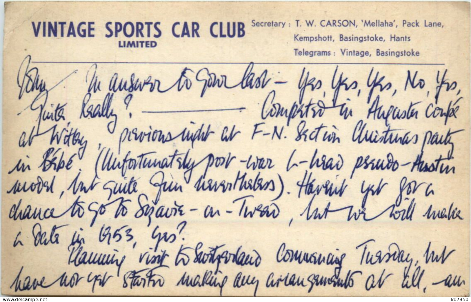 Vintage Sports Car Club - Turismo