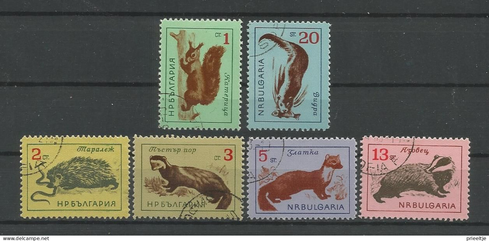 Bulgaria 1963 Animals  Y.T. 1176/1181 (0) - Used Stamps