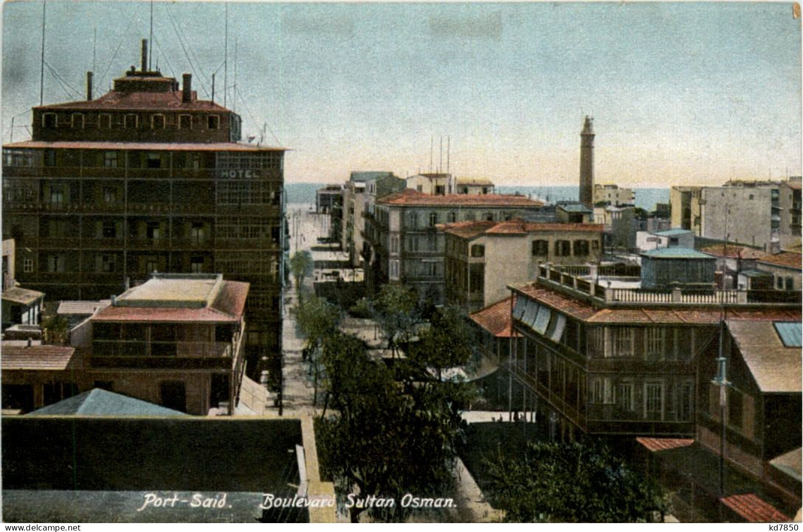 Port Said - Boulevard Sultan Osman - Port-Saïd