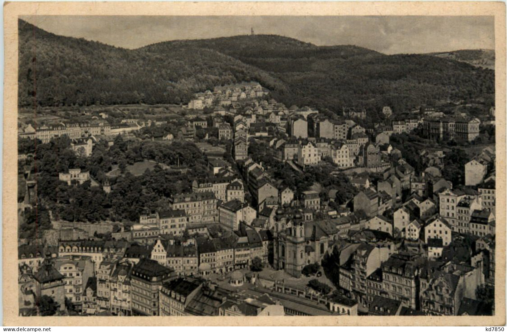 Karlsbad - Blick Gegen Die Stifterwarte - Boehmen Und Maehren