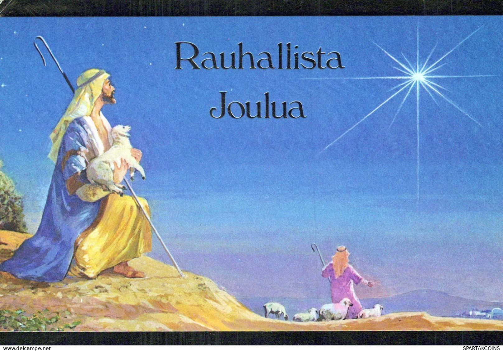 SAINT Natale Cristianesimo Religione Vintage Cartolina CPSM #PBB968.IT - Heiligen