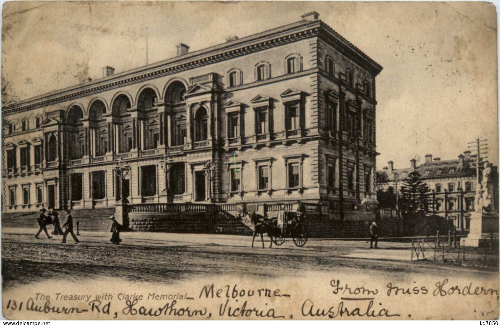 Melbourne - The Treasury With Clarke Memorial - Altri & Non Classificati