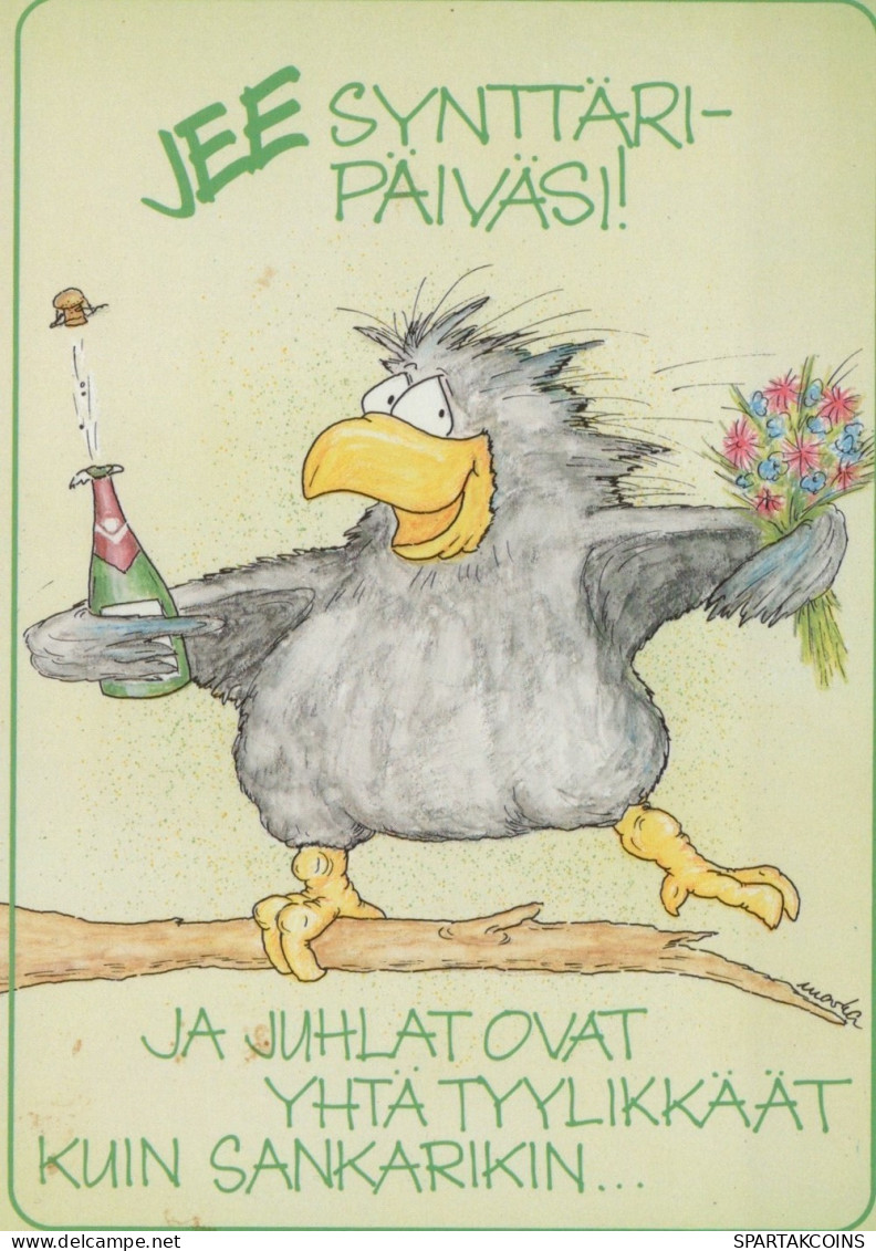 UCCELLO Animale Vintage Cartolina CPSM #PAN113.IT - Oiseaux