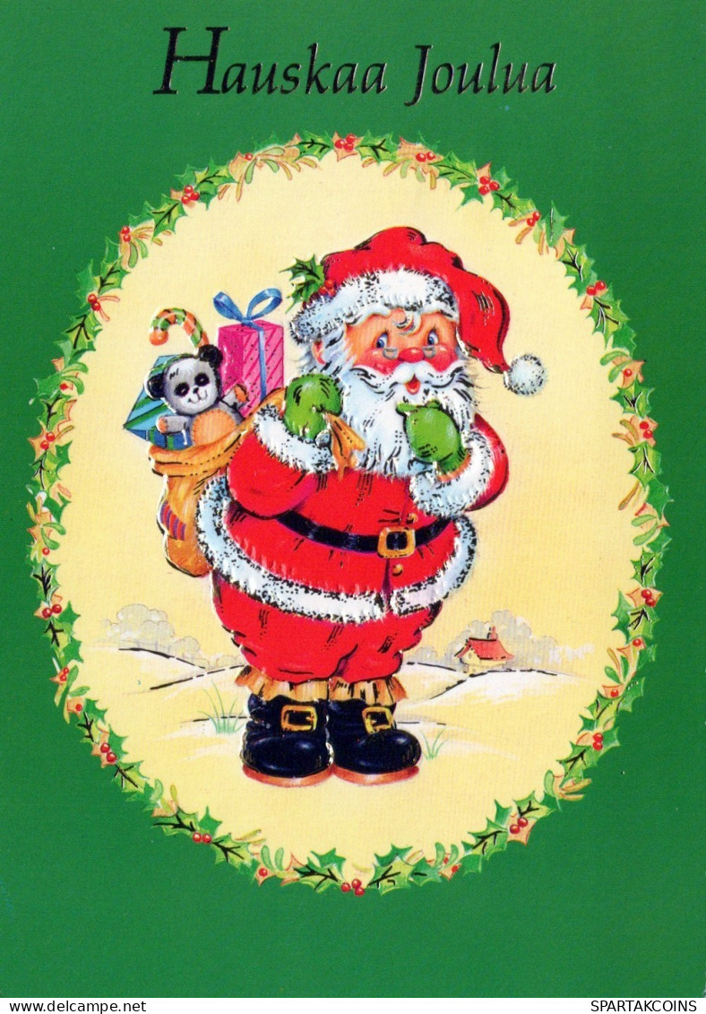 BABBO NATALE Natale Vintage Cartolina CPSM #PAJ664.IT - Santa Claus