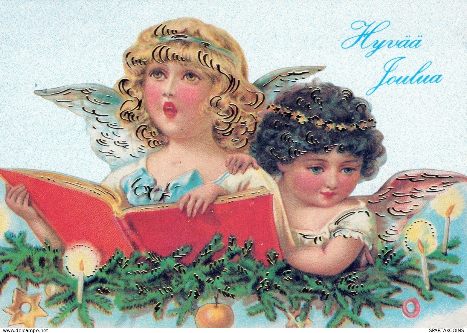 ANGELO Buon Anno Natale Vintage Cartolina CPSM #PAH064.IT - Engel