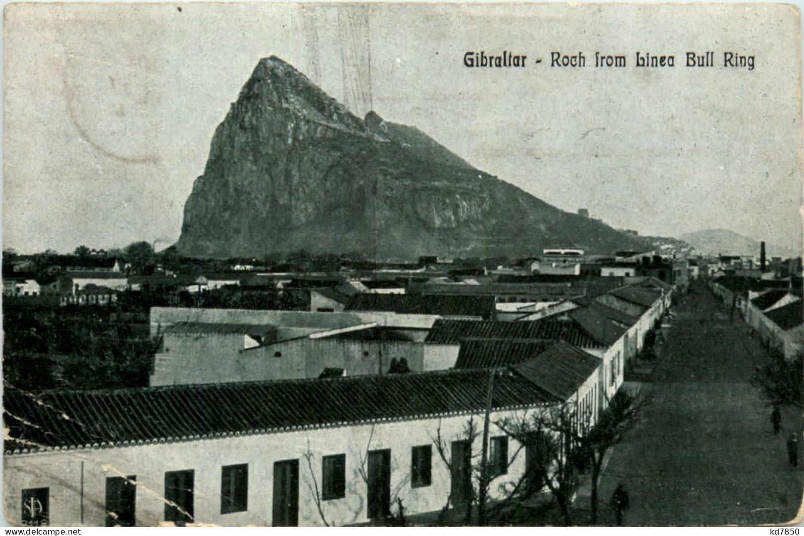 Gibraltar - Rock From Linea Bull Ring - Gibilterra
