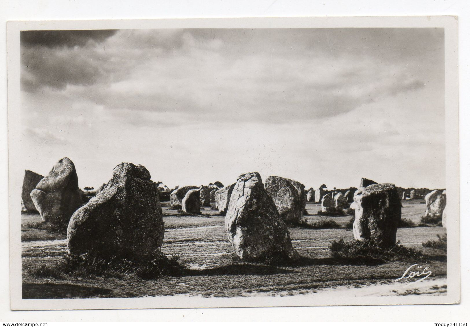 56 . Carnac . Alignements Du Ménec . - Dolmen & Menhire