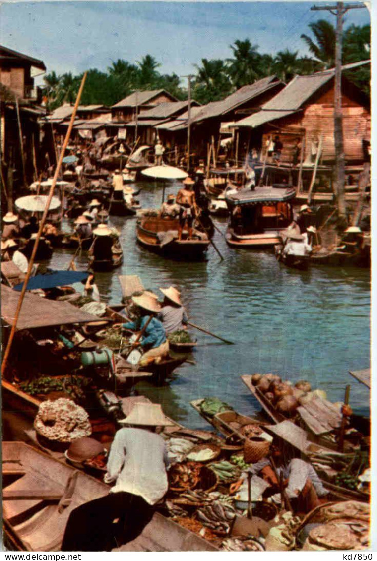 Thailand - Floating Market - Tailandia
