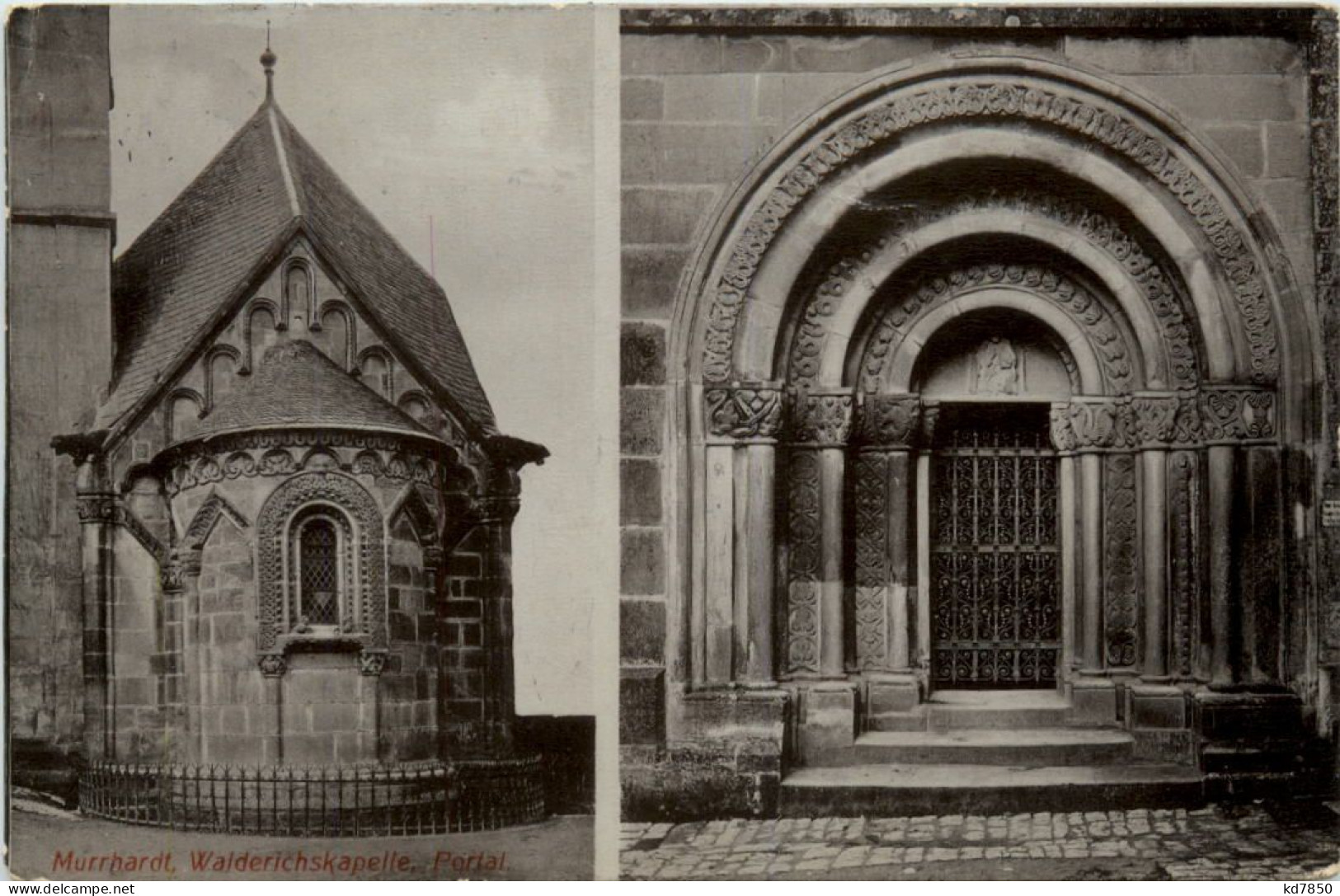 Murrhardt, Walderichskapelle, Portal - Waiblingen